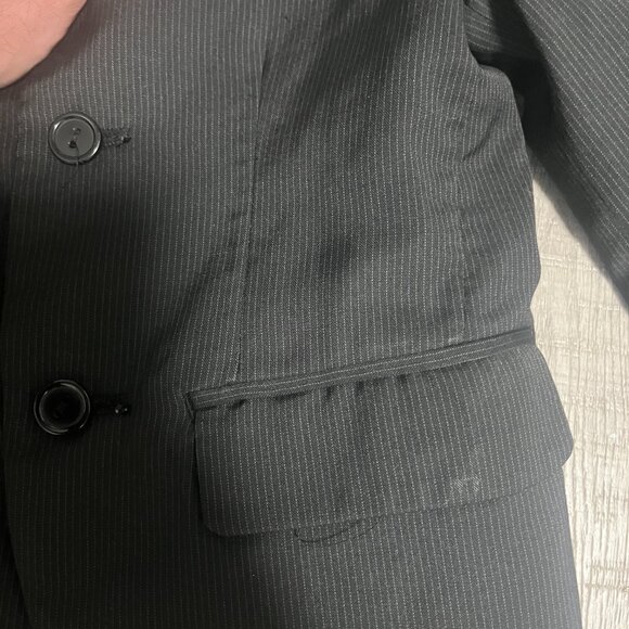 4/$10 H&M Black Pinstripe Boys Blazer Size 2-3 Size 2-3 Years - Picture 5 of 5